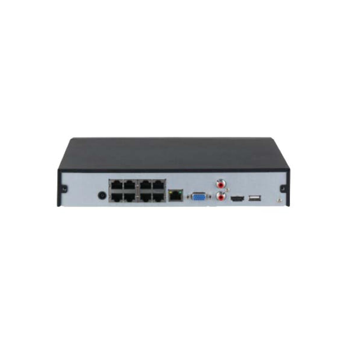 Dahua NVR4108HS - 8P - 4KS3 8CH Compact 1U 8PoE 1HDD Lite Network Video Recorder