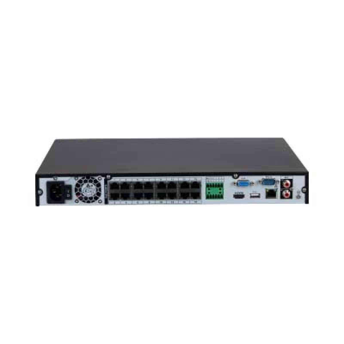Dahua NVR4232 - 16P - 4KS2/L 16 POE Channel 1U 2HDDs Network Video Recorder with portable external hard drive