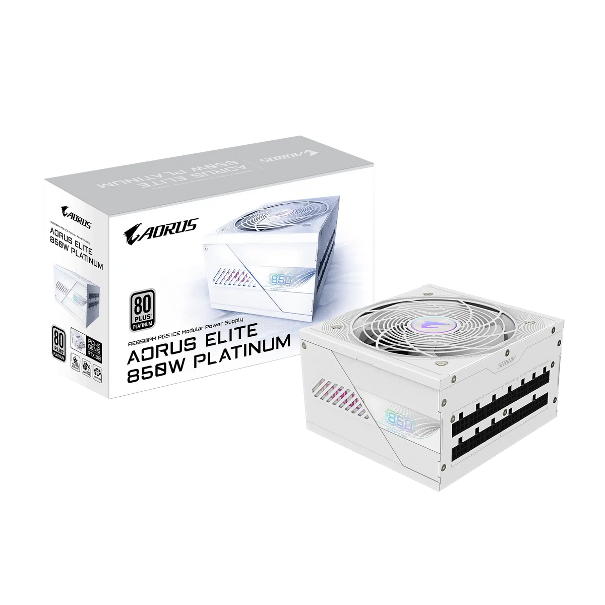 GIGABYTE AORUS ELITE P850W 850W 80+ Platinum Full Modular PCIe 5.0 ICE POWER SUPPLY