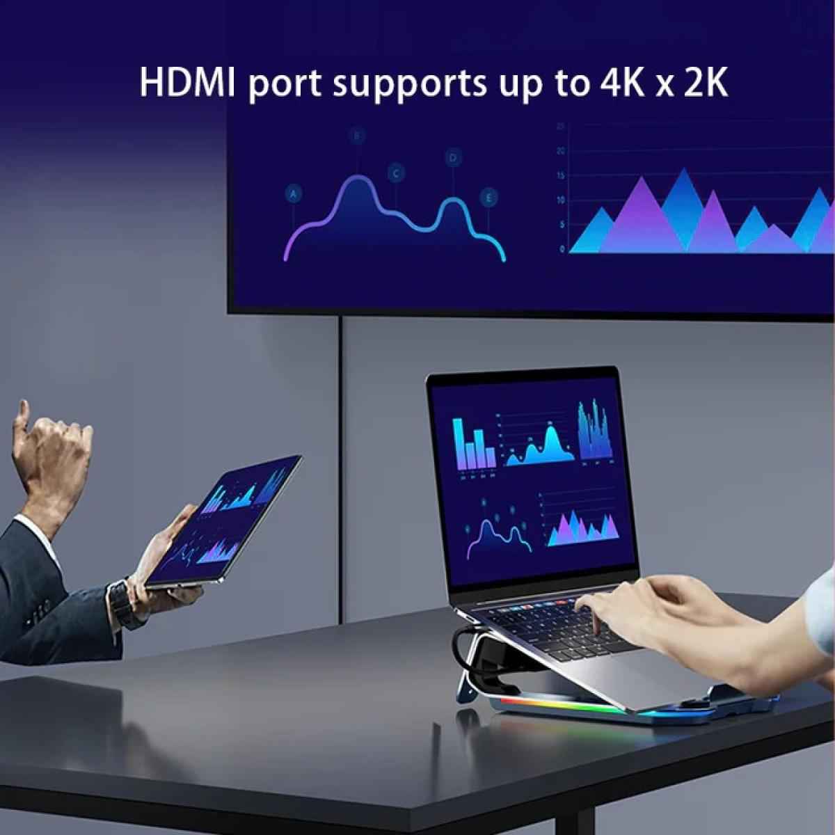 Acer ODK110 Multifunctional RGB Computer Stand, laptop