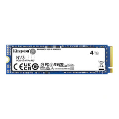 KINGSTON NV3 4TB M.2 PCIe 4.0 NVMe SSD