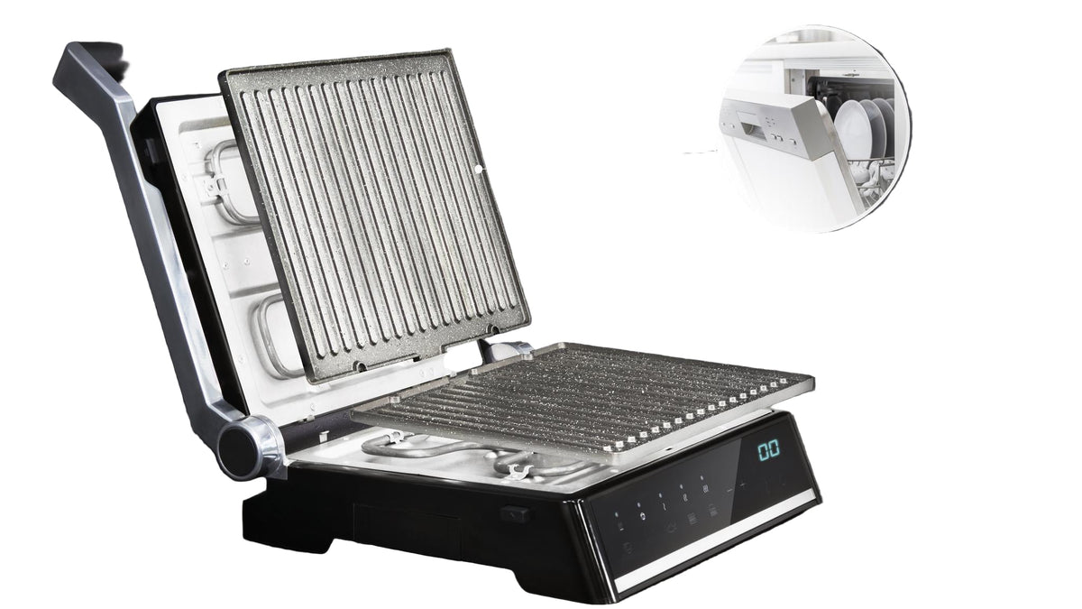 Cecotec Smart Electric Grill, 4Sandwiches, 2000Watts, Black - 3067