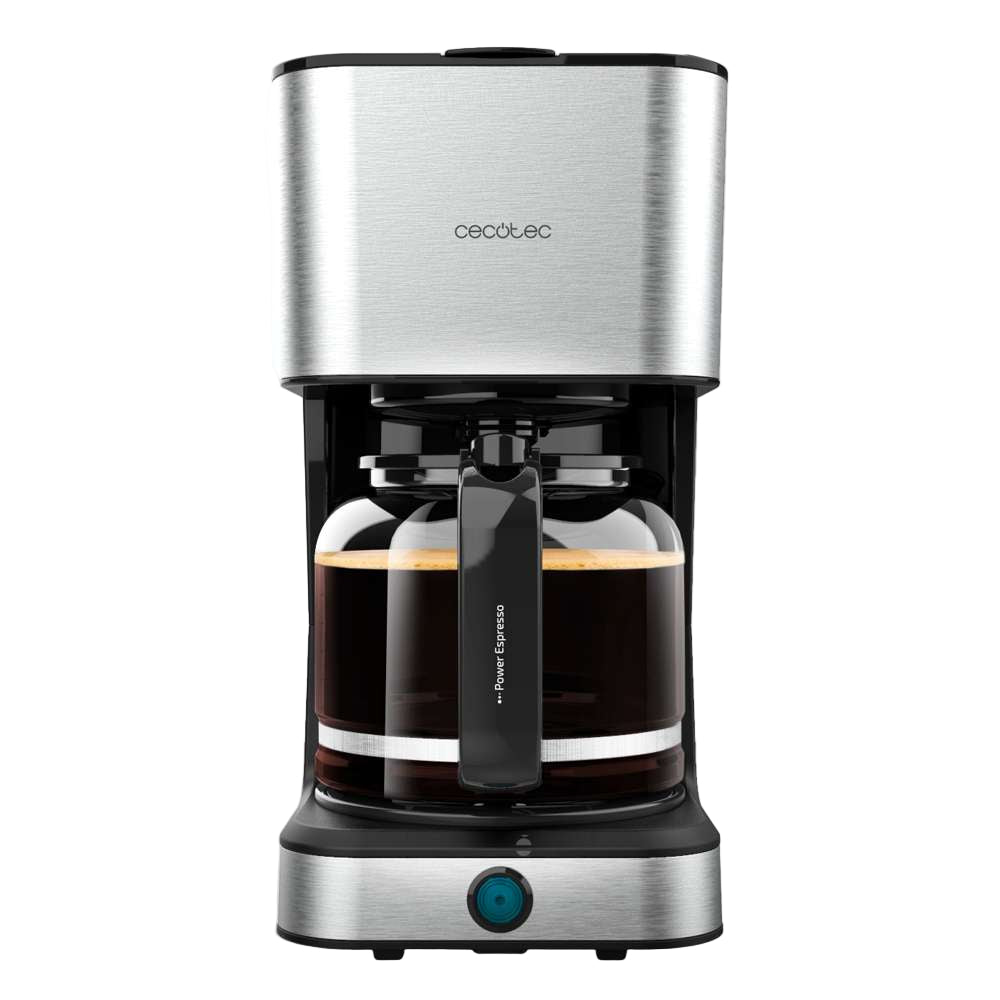 Cecotec Drip Coffee Machine, 2Lit, 950Watts, Stainless Steel - 1554