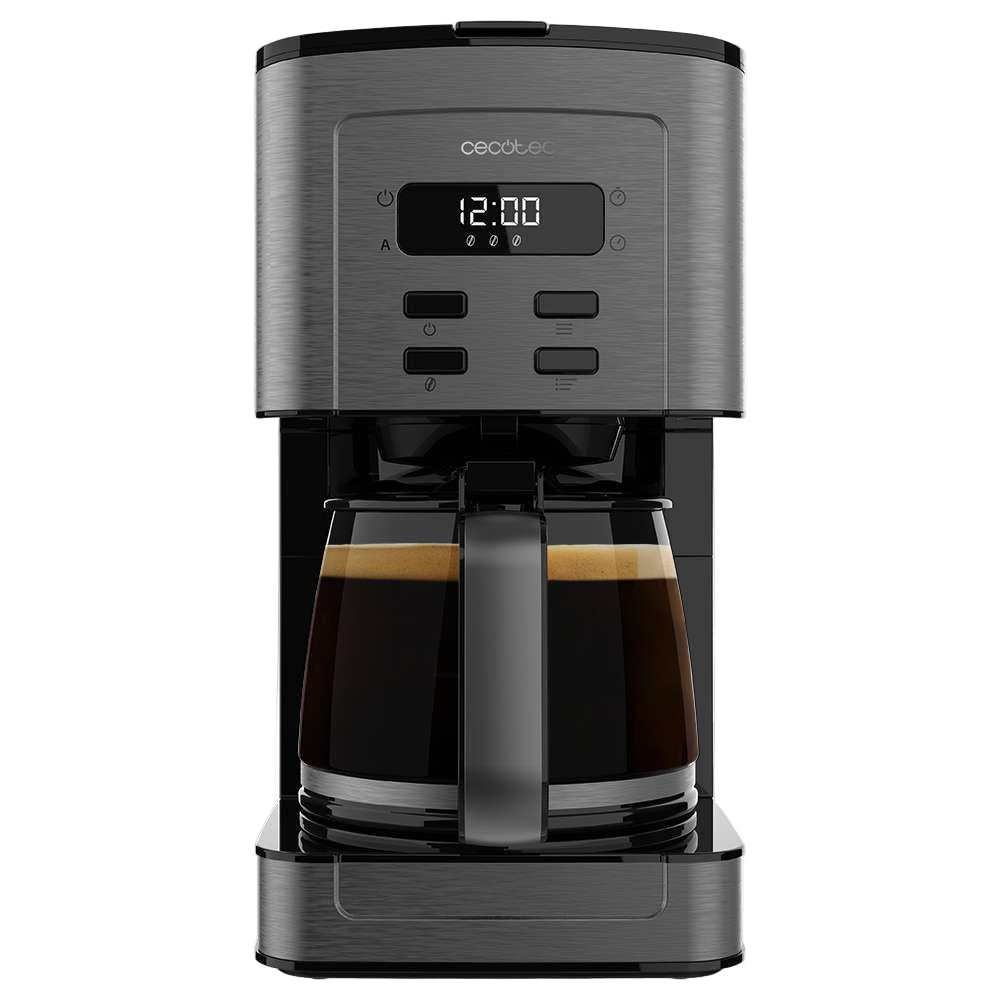 Cecotec Digital Drip American Coffee Machine, 1.3Lit, 800Watts, Black - 1722