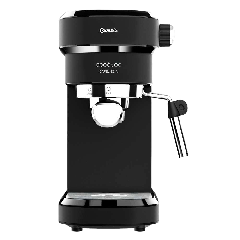 Cecotec Cafelizzia Espresso Coffee Machine, 1.2Lit, 120Bar, 1400Watts, Black - 1651