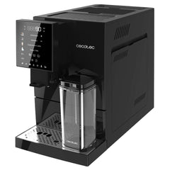 Cecotec Espresso Coffee Machine Cremmaet Compactccino, 19Bar Super Automatic with Milk tank, 1.1Lit, 1200Watts, Black - 1598