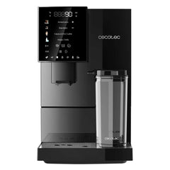 Cecotec Espresso Coffee Machine Cremmaet Compactccino, 19Bar Super Automatic with Milk tank, 1.1Lit, 1200Watts, Black - 1598