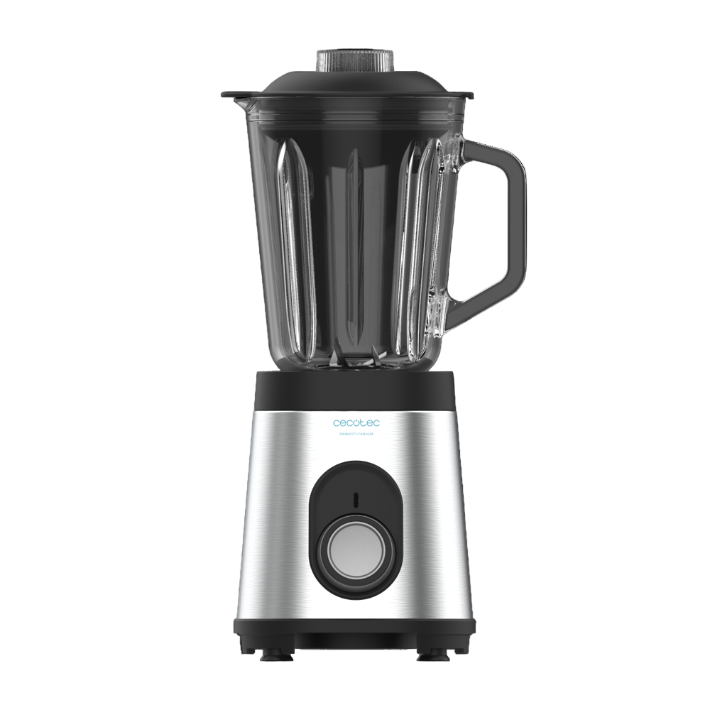 Cecotec Inox Blender, 2Lit, 1800Watts, Black Titanium - 4156