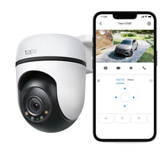 TP-LINK TAPO C500 OUTDOOR PAN,TILT SECURITY WIFI CAMERA, 2MP 1080P FULL HD, 360° VISUAL COVERAGE, NIGHT VISION, 2-WAY AUDIO