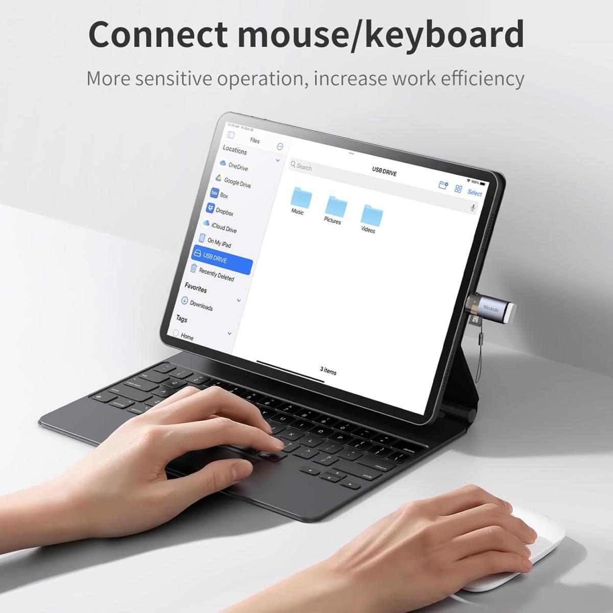 Mcdodo USB 3.0 keyboard and mouse combo for computer setup