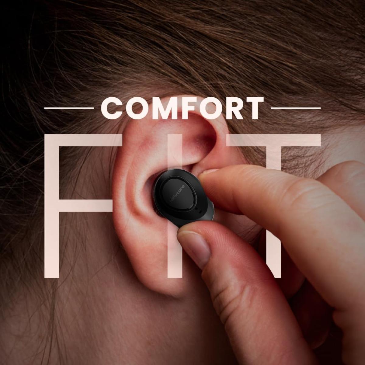 Hifuture Olymbuds3 Comfort Fit Wireless Earbuds, Up To 25hrs Playtime, Ipx5 Waterproof, Comfort Fit, 6mm Driver, Powerful Bass, Light Weight, Smart Touch Controls, Ai Voice Assistant Black Hifuture Olymbuds3 Comfort Fit Wireless Earbuds, Up To 25hrs Playtime, Ipx5 Waterproof, Comfort Fit, 6mm Driver, Powerful Bass, Light Weight, Smart Touch Controls, Ai Voice Assistant Black