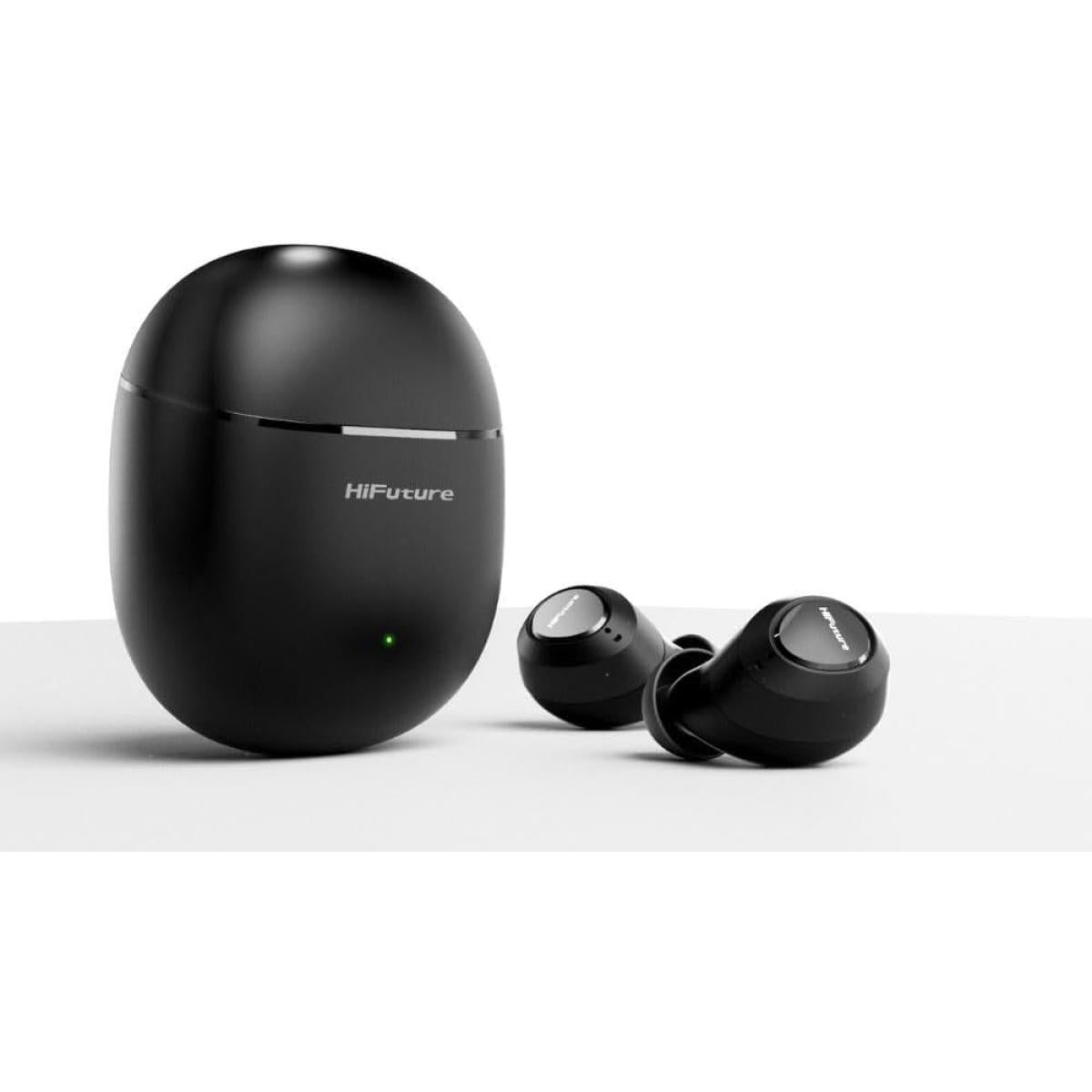 Hifuture Olymbuds3 Comfort Fit Wireless Earbuds, Up To 25hrs Playtime, Ipx5 Waterproof, Comfort Fit, 6mm Driver, Powerful Bass, Light Weight, Smart Touch Controls, Ai Voice Assistant Black Hifuture Olymbuds3 Comfort Fit Wireless Earbuds, Up To 25hrs Playtime, Ipx5 Waterproof, Comfort Fit, 6mm Driver, Powerful Bass, Light Weight, Smart Touch Controls, Ai Voice Assistant Black