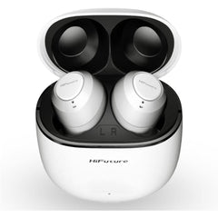 Hifuture Olymbuds3 Comfort Fit Wireless Earbuds, Up To 25hrs Playtime, Ipx5 Waterproof, Comfort Fit, 6mm Driver, Powerful Bass, Light Weight, Smart Touch Controls, Ai Voice Assistant White