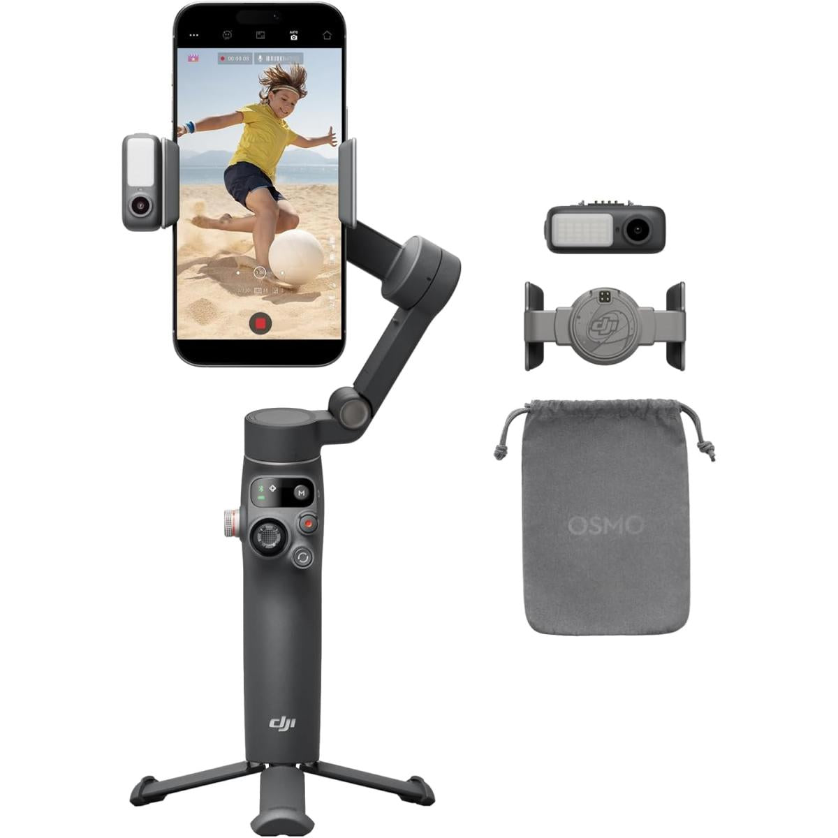 Dji Osmo Mobile 7p Gimbal Stabilizer For Iphone, Android, Native Tracking, Lighting, 3 Axis Phone Gimbal, Quick Launch, One Tap Edit, Built In Extension Rod & Tripod, 10hrs Use, Phone Charging Gray Dji Osmo Mobile 7p Gimbal Stabilizer For Iphone, Android, Native Tracking, Lighting, 3 Axis Phone Gimbal, Quick Launch, One Tap Edit, Built In Extension Rod & Tripod, 10hrs Use, Phone Charging Gray