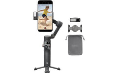 Dji Osmo Mobile 7p Gimbal Stabilizer For Iphone, Android, Native Tracking, Lighting, 3 Axis Phone Gimbal, Quick Launch, One Tap Edit, Built In Extension Rod & Tripod, 10hrs Use, Phone Charging Gray