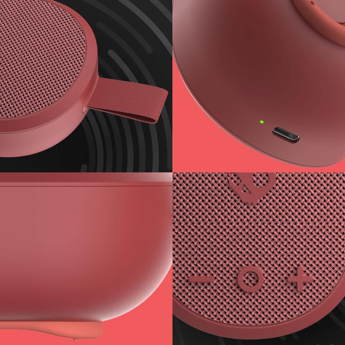 Skullcandy Ounce Wireless Bluetooth Speaker IPX7 Waterproof Mini Portable Speaker with 16 Hour Battery