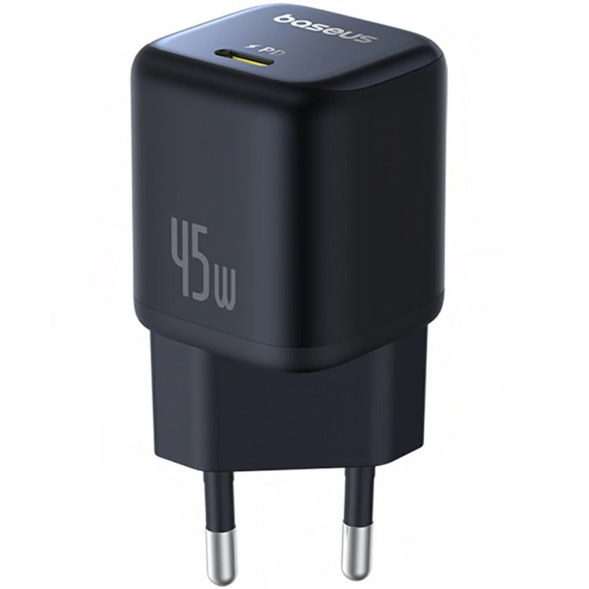 Baseus PicoGo GaN6 Pro Ultra-Mini USB-C Fast Charger 45W EU – Black