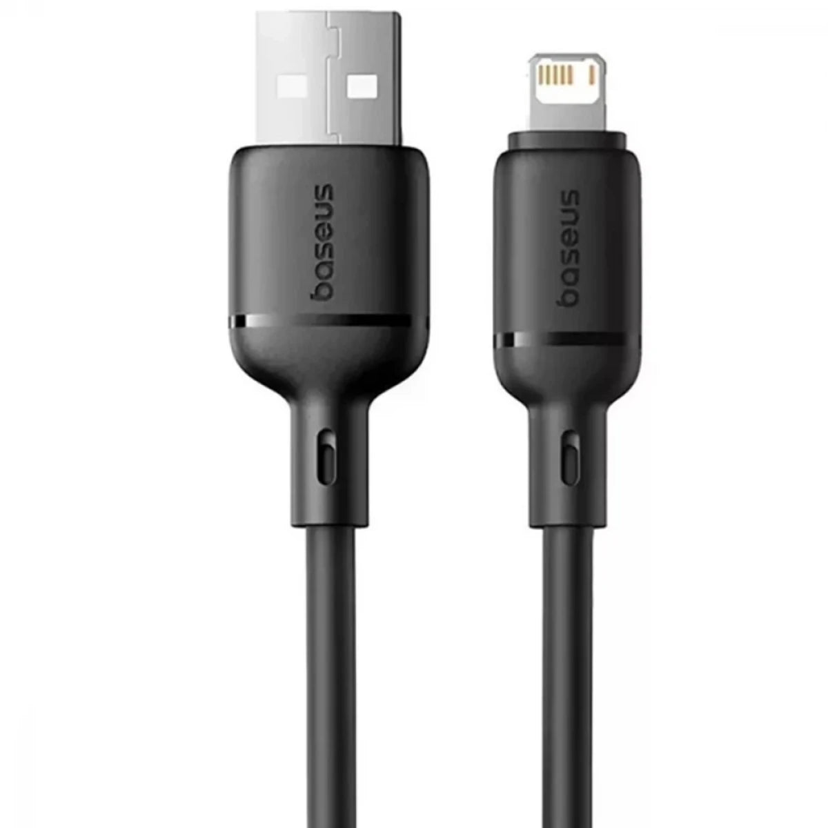 Baseus Silky Series USB-A to Lightning Fast Charging Cable 2.4A 2m – Cluster Black