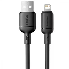 Baseus Silky Series USB-A to Lightning Fast Charging Cable 2.4A 2m – Cluster Black