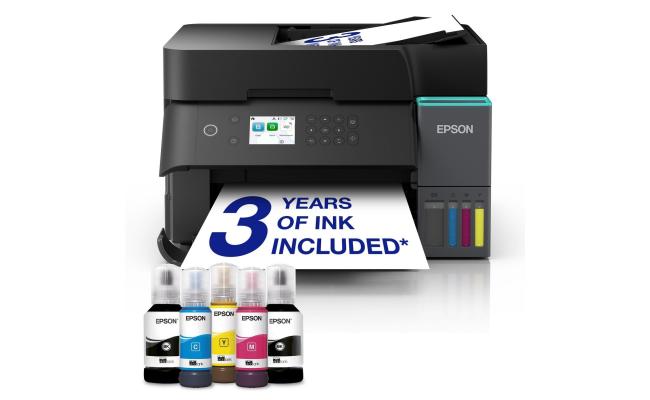 EPSON EcoTank L6370 A4 Wi-Fi Duplex All-in-One Ink Tank Printer For Small & Mid-Sized Businesses Heat-Free Technology up to 8,500 Yield Ink Bottle EPSON EcoTank L6370 A4 Wi-Fi Duplex All-in-One Ink Tank Printer For Small & Mid-Sized Businesses Heat-Free Technology up to 8,500 Yield Ink Bottle