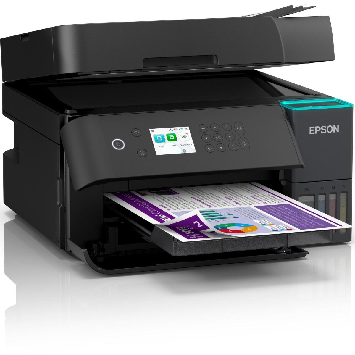 EPSON EcoTank L6370 A4 Wi-Fi Duplex All-in-One Ink Tank Printer For Small & Mid-Sized Businesses Heat-Free Technology up to 8,500 Yield Ink Bottle EPSON EcoTank L6370 A4 Wi-Fi Duplex All-in-One Ink Tank Printer For Small & Mid-Sized Businesses Heat-Free Technology up to 8,500 Yield Ink Bottle