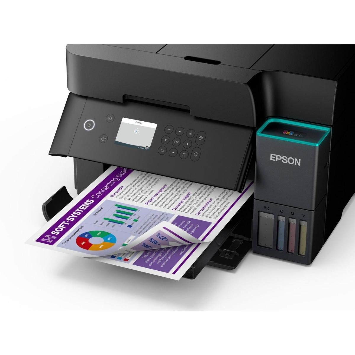 EPSON EcoTank L6370 A4 Wi-Fi Duplex All-in-One Ink Tank Printer For Small & Mid-Sized Businesses Heat-Free Technology up to 8,500 Yield Ink Bottle EPSON EcoTank L6370 A4 Wi-Fi Duplex All-in-One Ink Tank Printer For Small & Mid-Sized Businesses Heat-Free Technology up to 8,500 Yield Ink Bottle