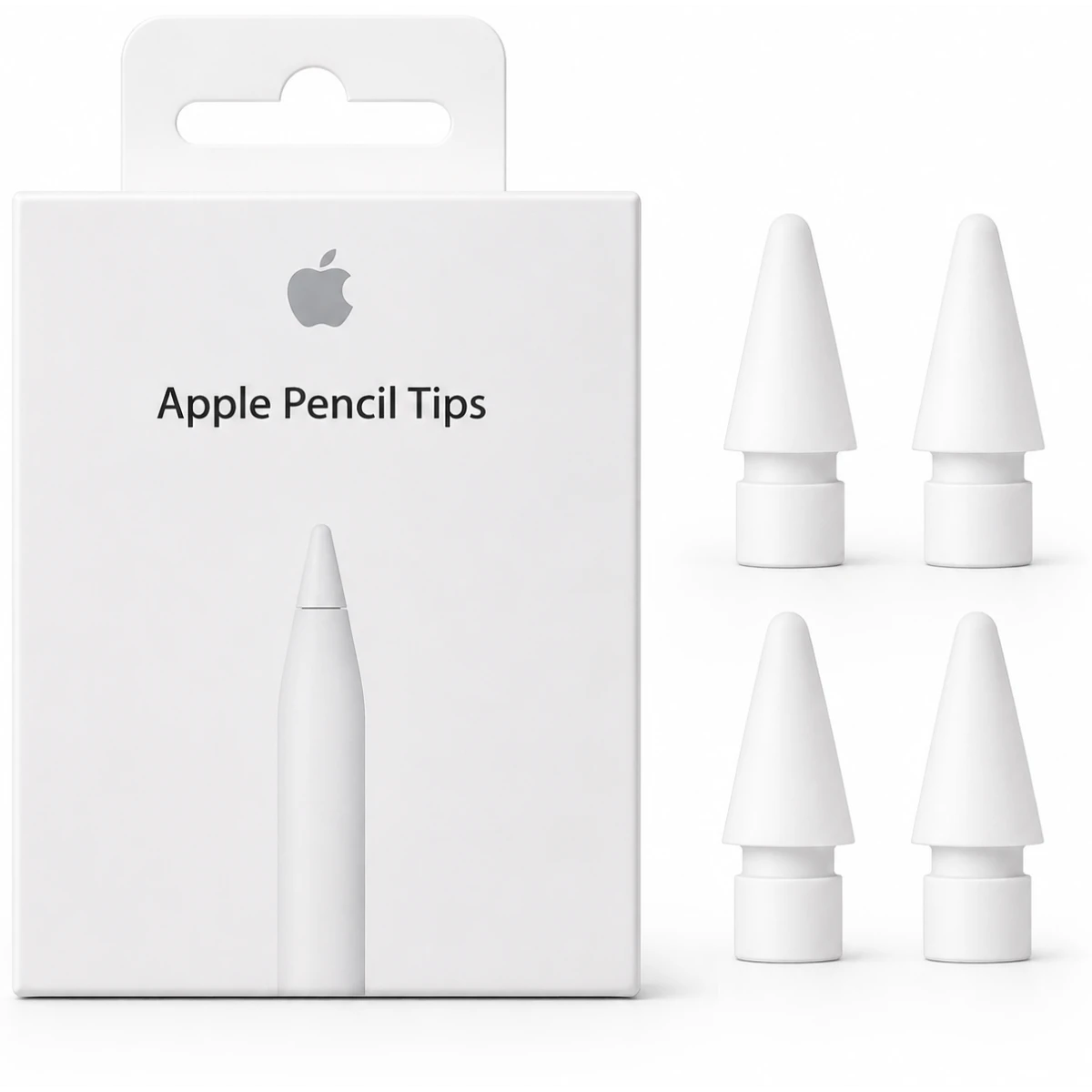 Apple Pencil Tips - 4 Pack Compatible with Apple Pencil Pro, Apple Pencil (2nd generation), Apple Pencil (USB-C) and Apple Pencil (1st generation)