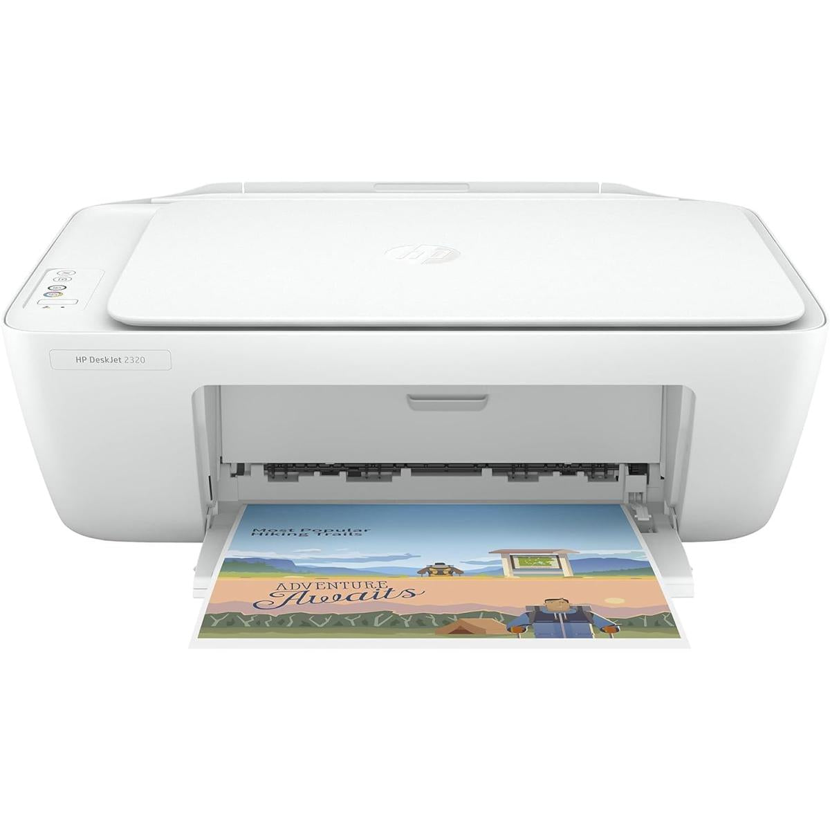 HP DeskJet 2320 All-in-One Printer, Color, Printer for Home, Print, copy, scan, Scan to PDF , White