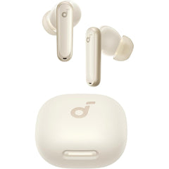 Anker Soundcore P40i Bluetooth Headphones, 11mm Drivers, Adaptive Anc, 6 Mics, Ai Clear Calls, Wireless Charging Compatible, Bt5.3, Ipx5 Water Resistant, Up To 60h Playtime, Built In Phone Stand Oat White - CompuMe