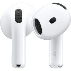 Apple Airpods 4 Wireless Earbuds Personalized Spatial Audio Sweat & Water Resistant Usb C Charging Case H2 Chip Up To 30 Hours Of Battery Life