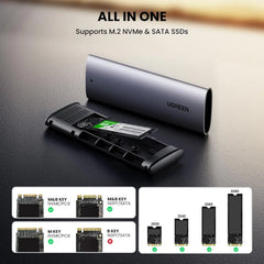 UGREEN 90264 10Gbps M.2 NVMe SATA Enclosure