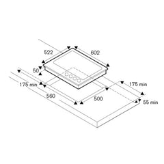 P604PROX Bertazzoni 60cm Gas Cooker in Steel
