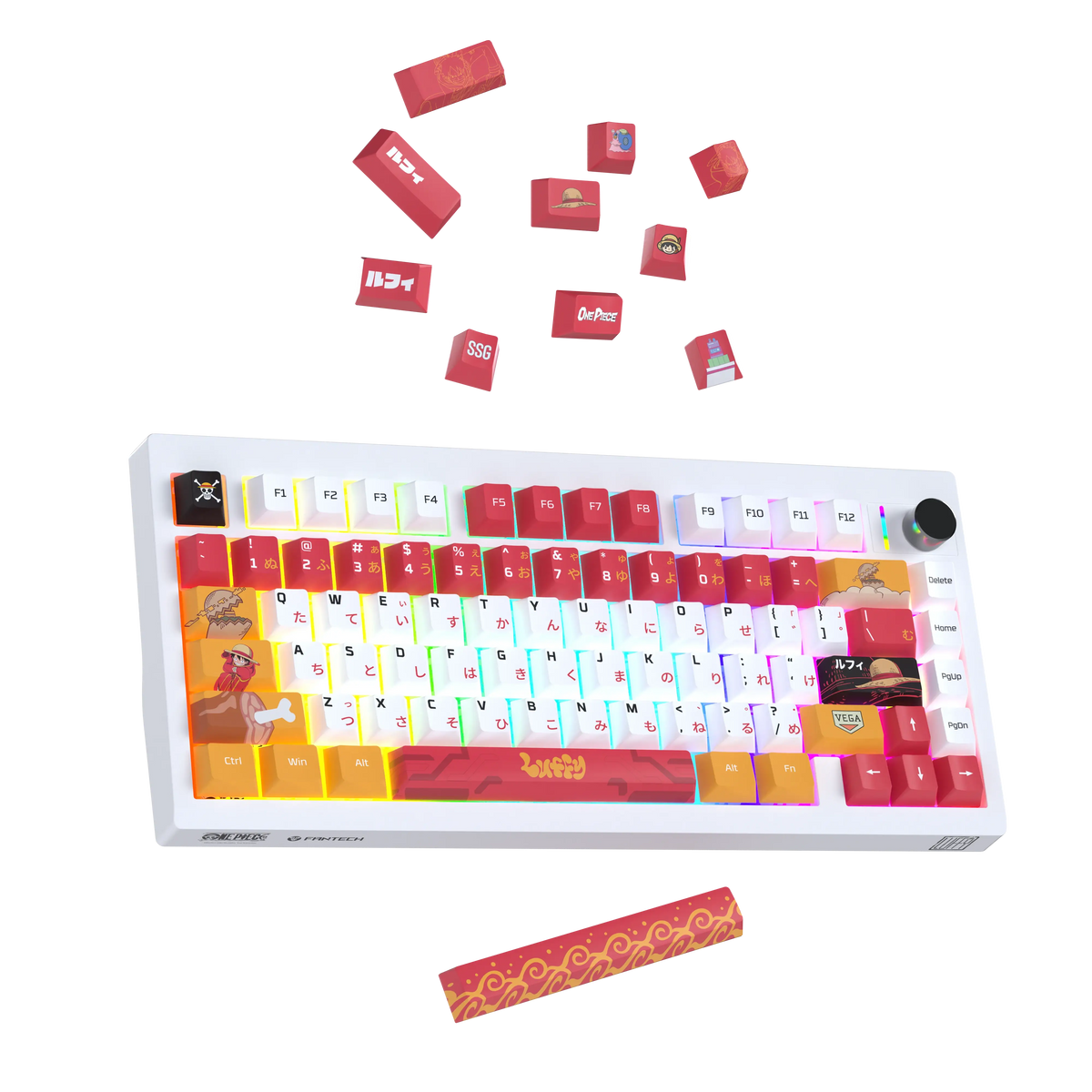 FANTECH MK921 ACK03 One Piece Monkey D. Luffy Egghead Edition Wireless Mechanical Gaming Keyboard