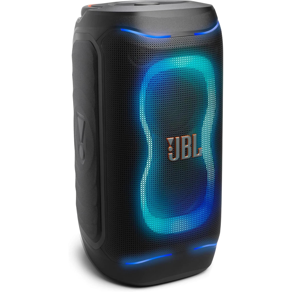 JBL PartyBox 130 - Portable Party Speaker with JBL Legendary Sound, AI Sound Boost, a Dynamic lightshow, Up to 15 Hours of Playtime, and a Foldable Ergonomic Handle (Black)