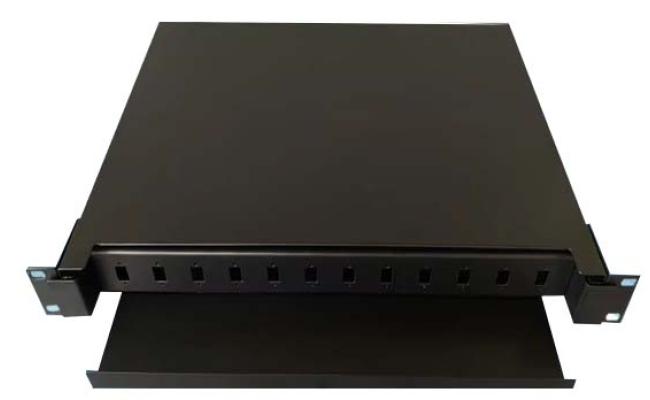 Unloaded 12 Port Fiber Optic Patch Panel Simplex
