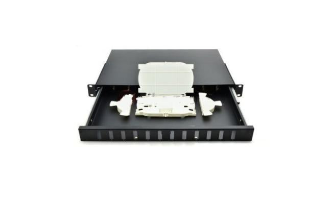 Unloaded 12 Port Fiber Optic Patch Panel Duplex