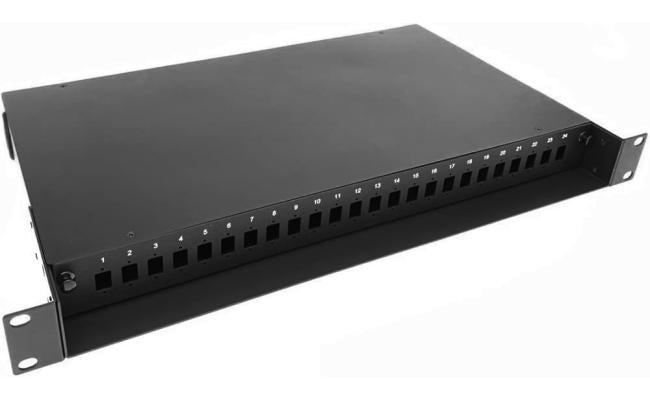 Unloaded 24 Port Fiber Optic Patch Panel Simplex Unloaded 24 Port Fiber Optic Patch Panel Simplex
