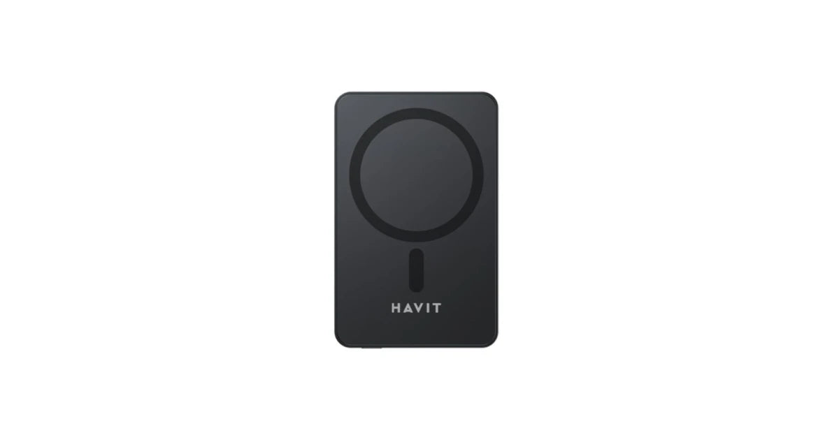 HAVIT PB5216 5000mAh Magnetic Wireless Power Bank – Black