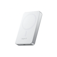HAVIT PB5216 5000mAh Magnetic Wireless Power Bank – White