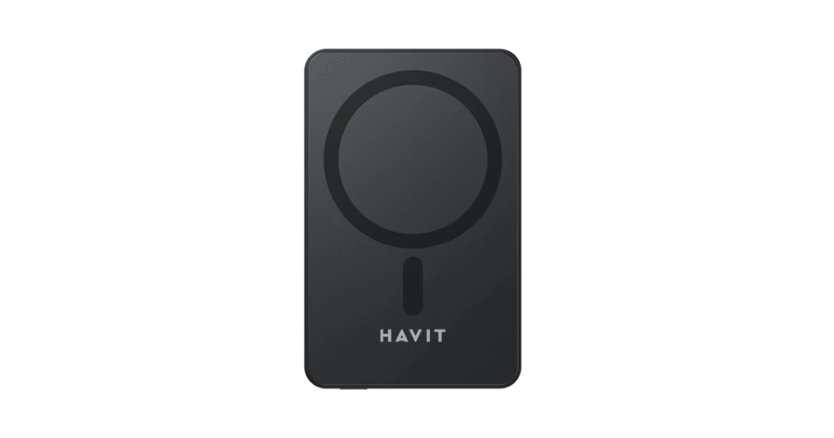 HAVIT PB5217-BK 10,000mAh Fast Charging Power Bank – Black