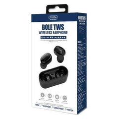 PRODA PD-BT500 In-Ear Wireless 5.0 TWS Earphone- Black