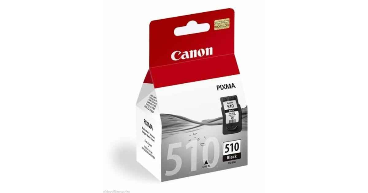 Canon PG - 510BK Black Ink Cartridge (Original), toners and inks canon toners ink