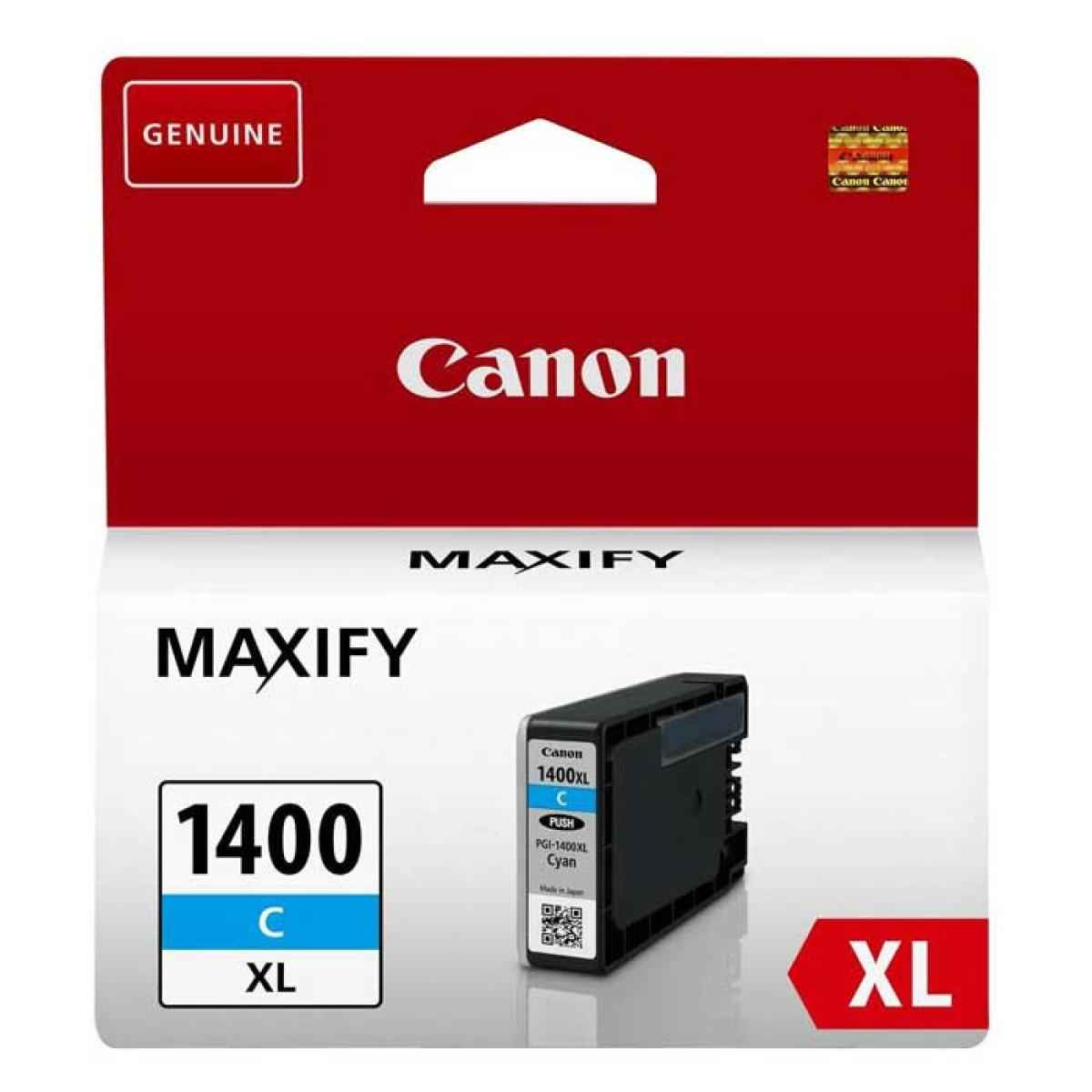 Canon PGI - 1400XLC Cyan Inkjet Cartridge Compatible with MAXIFY MB2040/MB2340 with printers & supplies