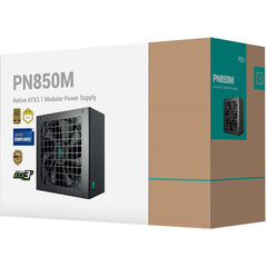 Deepcool Gamer Storm Pn850m 850w 80+ Gold Fully Modular Atx 3.1 + Pci E 5.1 Aive Pfc + Full Bridge Src Llc + Dc To Dc, Japanese Capacitor, Fdb Fans, 120mm Fan Size, Black