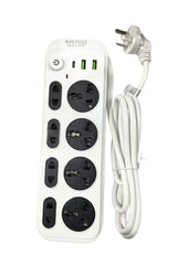 Power Socket Extension 295U - 10 Input Plus 2 USB and 1 Type-C