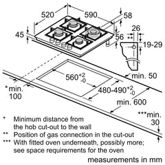 Bosch PPH6A6B20 Built-in Cooker