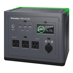 Schneider OffGrid Portable Power Station 500 120V 517Wh Lithium-ion
