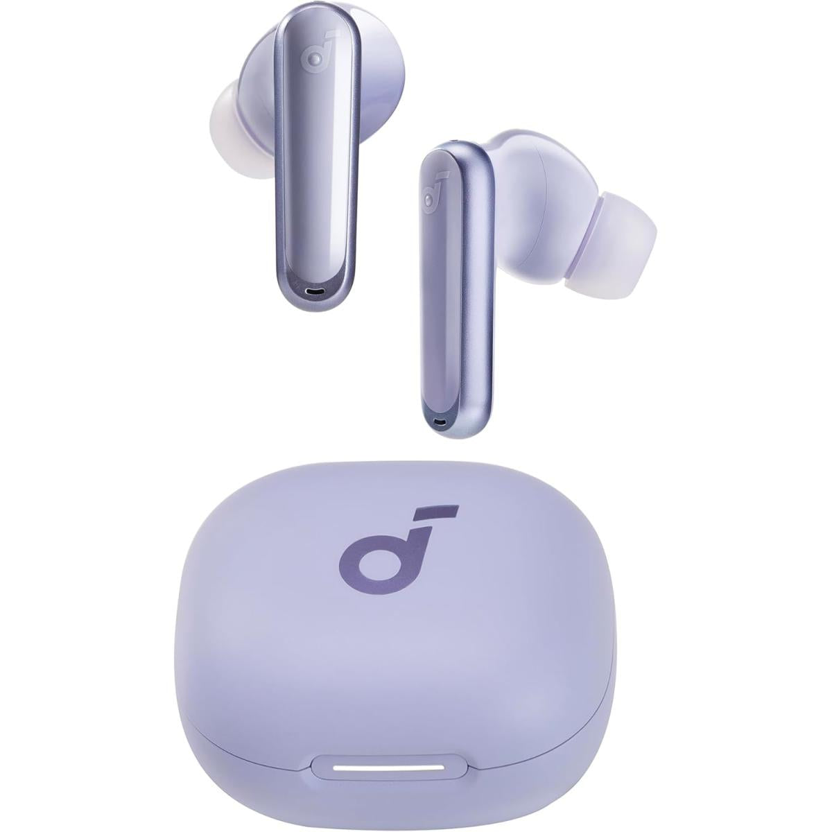 Anker Soundcore P40i Bluetooth Headphones, 11mm Drivers, Adaptive Anc, 6 Mics, Ai Clear Calls, Wireless Charging Compatible, Bt5.3, Ipx5 Water Resistant, Up To 60h Playtime, Built In Phone Stand Purple