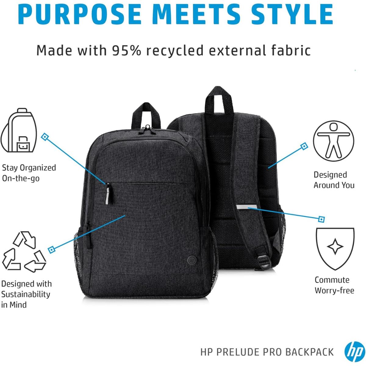 Hp Prelude Pro Backpack Fits 15.6 Hp Prelude Pro Backpack Fits 15.6