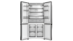 Teka Side by Side Refrigerator Four Door French, 522Lit, Compressor Inverter, Black Steel - RMF 77960 DSS